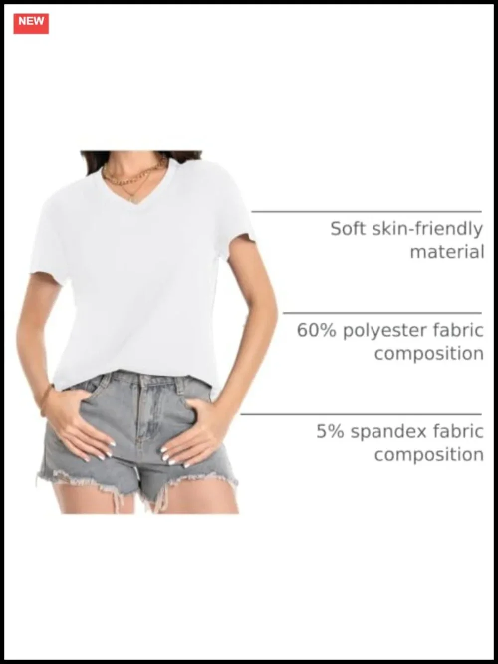 Women V Neck Tunic Graphic Tee Short Sleeve Summer Casual Loose Fit Cotton